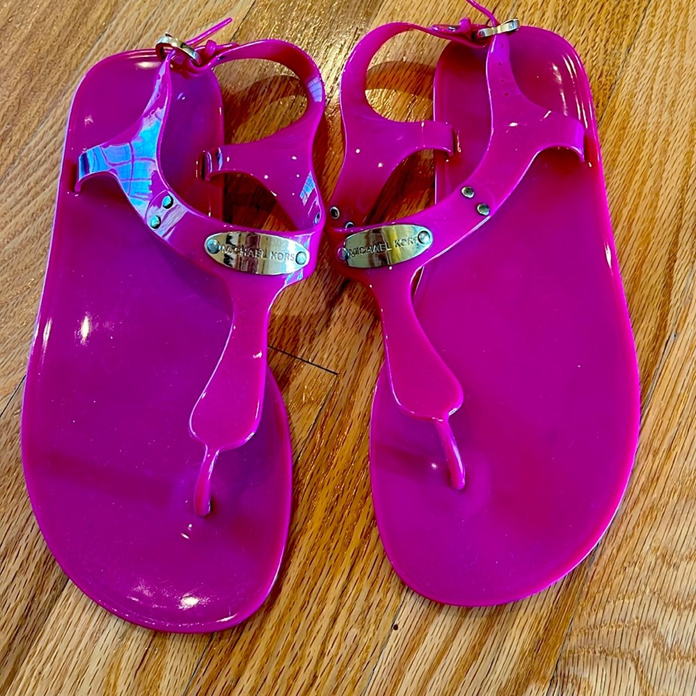 Hot Pink Michael Kors Sandals Size 8